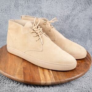 Clae Strayhorn SP Unlined Light Tan Suede Mens 13 Premium Casual Sneakers